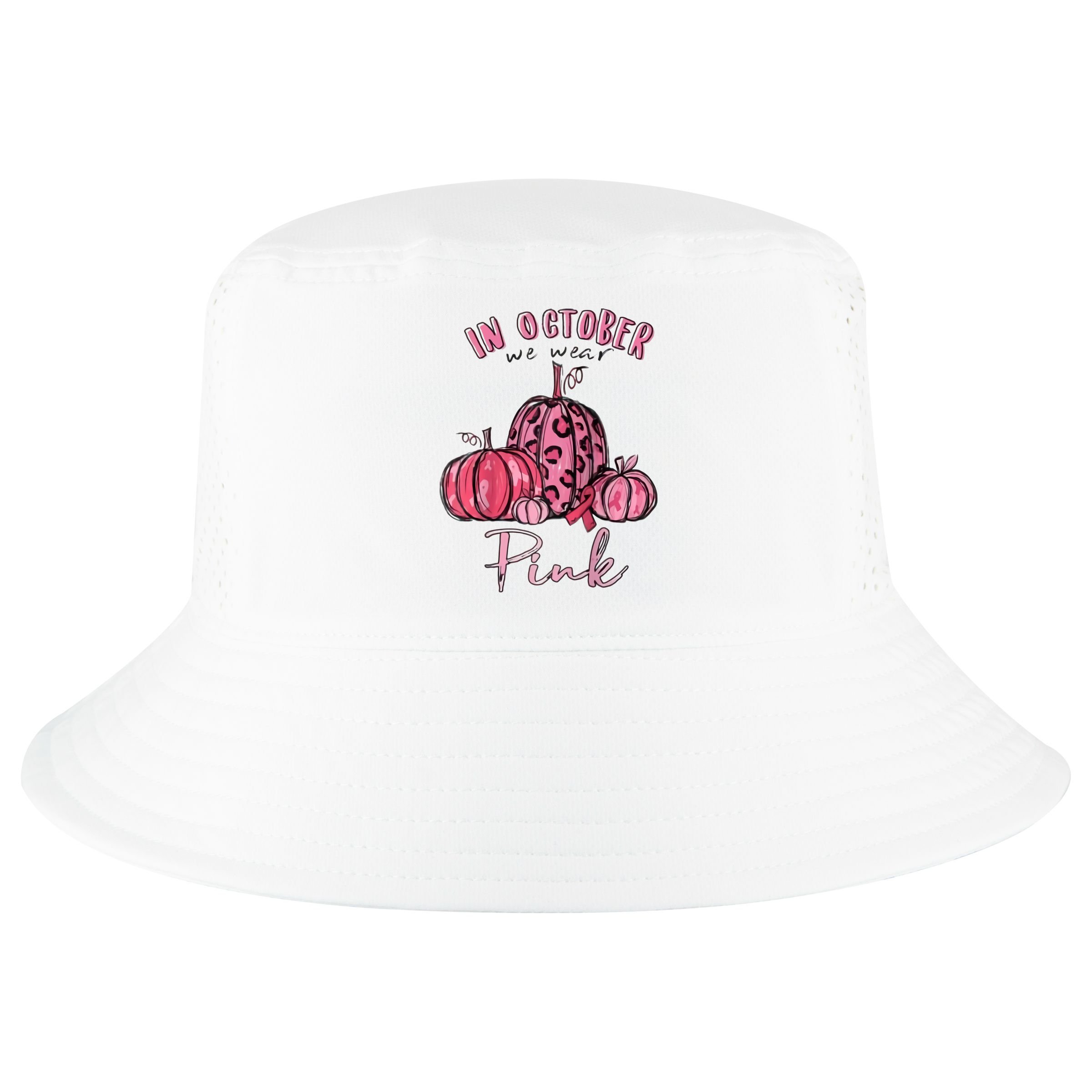 In October We Wear Pink Cool Comfort Performance Bucket Hat
