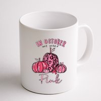 In October We Wear Pink Coffee Mug