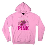 In October We Wear Pink Ribbon Leopard Pumpkin Breast Cancer Hoodie