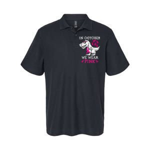 In October We Wear P.Ink Breast Cancer Awareness Gift Softstyle Adult Sport Polo