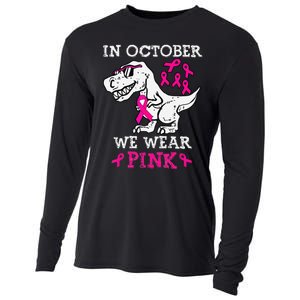 In October We Wear P.Ink Breast Cancer Awareness Gift Cooling Performance Long Sleeve Crew