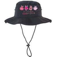 In October We Wear Pin.K Ghost Breast Cancer Awareness Legacy Cool Fit Booney Bucket Hat