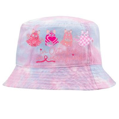 In October We Wear Pin.K Ghost Breast Cancer Awareness Tie-Dyed Bucket Hat