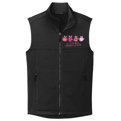 In October We Wear Pin.K Ghost Breast Cancer Awareness Collective Smooth Fleece Vest