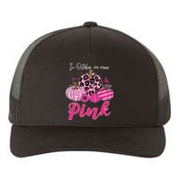 In October We Wear Pink Pumpkin Breast Cancer Awareness Yupoong Adult 5-Panel Trucker Hat