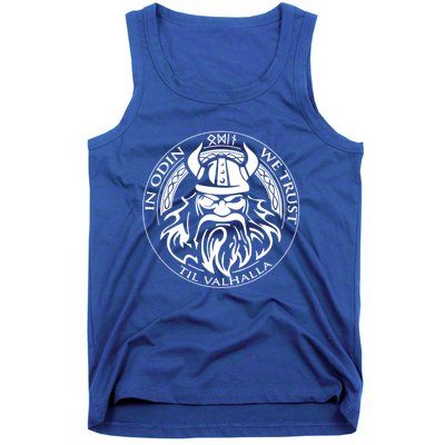 In Odin We Trust Till Valhalla Viking Norse God Gift Tank Top