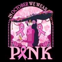 In October We Wear Pink Sugar Skull Lady Breast Cancer Awareness Cooling Performance Crew T-Shirt