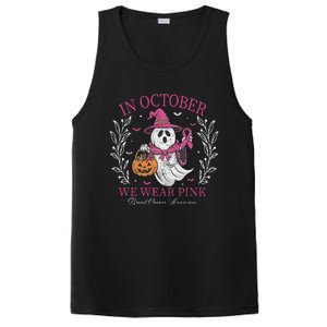 In October We Wear Pin.K Ghost Witch Breast Cancer Awareness PosiCharge Competitor Tank