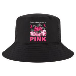 In October We Wear Pumpkin Breast Cancer Awareness Cool Comfort Performance Bucket Hat