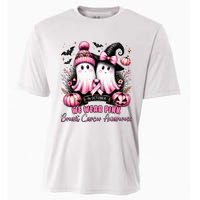 In October We Wear Ghost Witch Breast Cancer Awareness Cooling Performance Crew T-Shirt