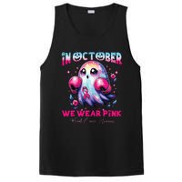 In October We Wear Ghost Witch Breast Cancer Awareness PosiCharge Competitor Tank