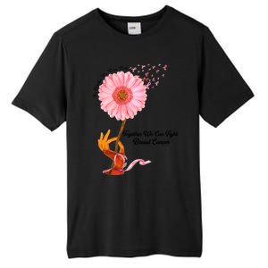 In October We Wear Pink Together We Can Fight Breast Cancer Gift Tall Fusion ChromaSoft Performance T-Shirt