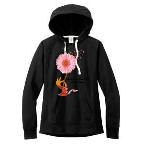 In October We Wear Pink Together We Can Fight Breast Cancer Gift Women's Fleece Hoodie