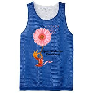 In October We Wear Pink Together We Can Fight Breast Cancer Gift Mesh Reversible Basketball Jersey Tank