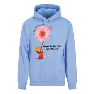 In October We Wear Pink Together We Can Fight Breast Cancer Gift Unisex Surf Hoodie