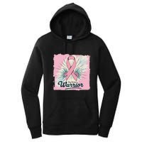 In October We Wear Stay Strong Warrior Breast Cancer Women's Pullover Hoodie