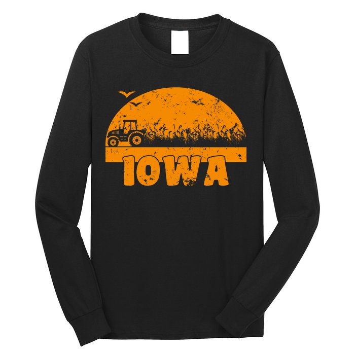 Iowa Farmers Tractor Long Sleeve Shirt