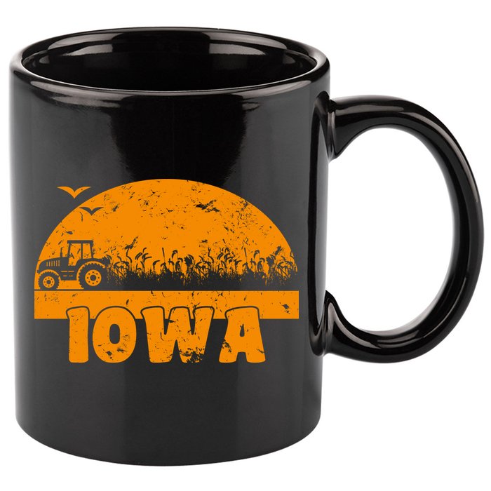 Iowa Farmers Tractor 11oz C Handle Ceramic Mug