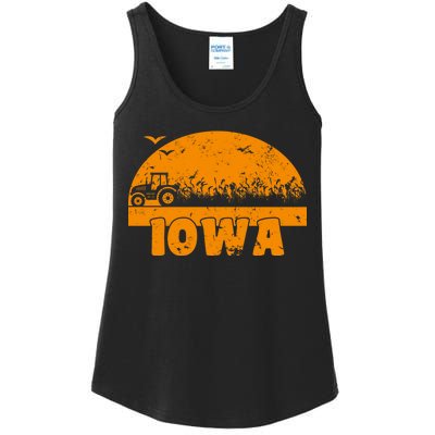 Iowa Farmers Tractor Ladies Essential Tank