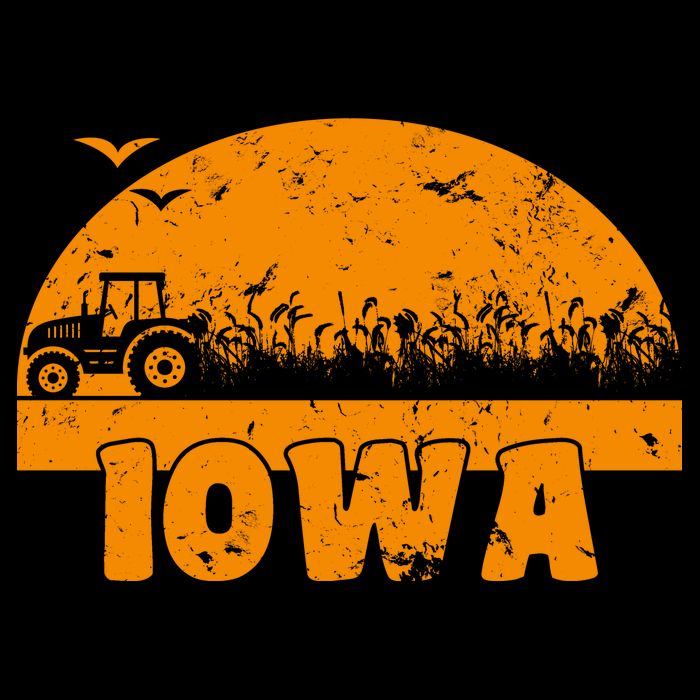 Iowa Farmers Tractor Ladies Essential Flowy Tank