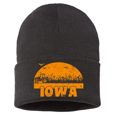 Iowa Farmers Tractor Sustainable Knit Beanie