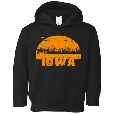 Iowa Farmers Tractor Toddler Hoodie