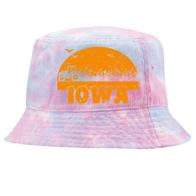 Iowa Farmers Tractor Tie-Dyed Bucket Hat