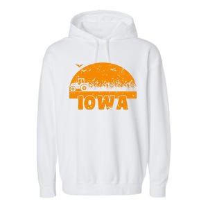 Iowa Farmers Tractor Garment-Dyed Fleece Hoodie