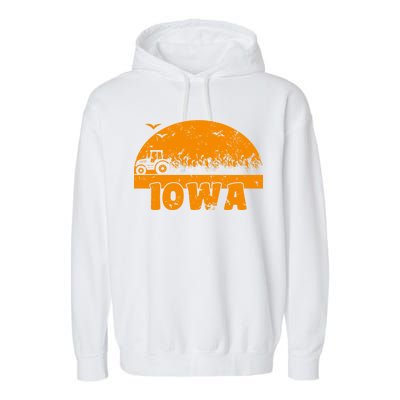 Iowa Farmers Tractor Garment-Dyed Fleece Hoodie