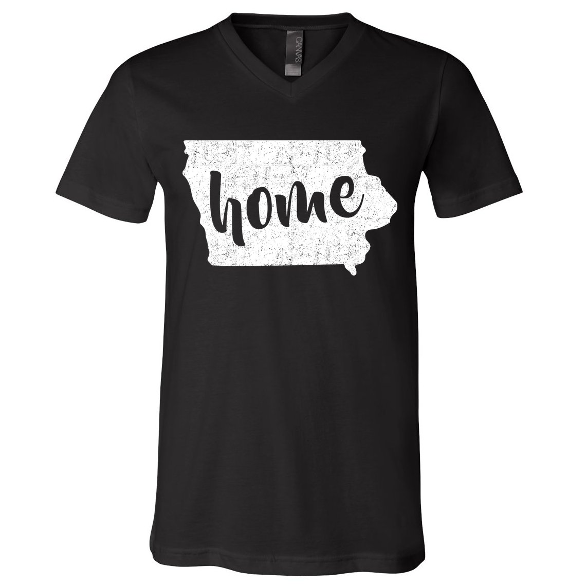 Iowa Home State V-Neck T-Shirt