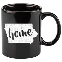 Iowa Home State 11oz C Handle Ceramic Mug