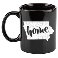 Iowa Home State 11oz C Handle Ceramic Mug