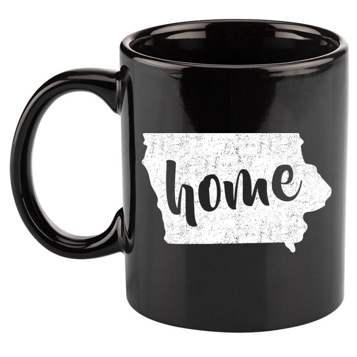 Iowa Home State 11oz C Handle Ceramic Mug