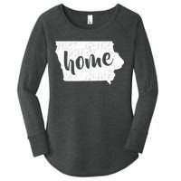 Iowa Home State Women's Perfect Tri Tunic Long Sleeve Shirt