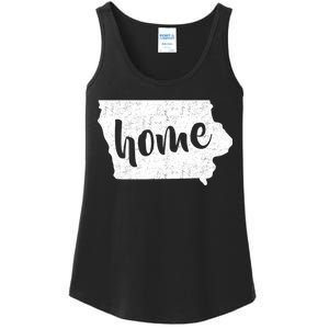 Iowa Home State Ladies Essential Tank