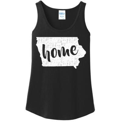 Iowa Home State Ladies Essential Tank