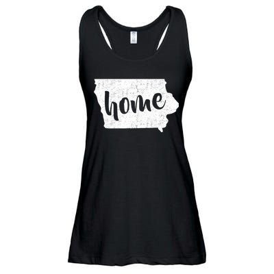 Iowa Home State Ladies Essential Flowy Tank