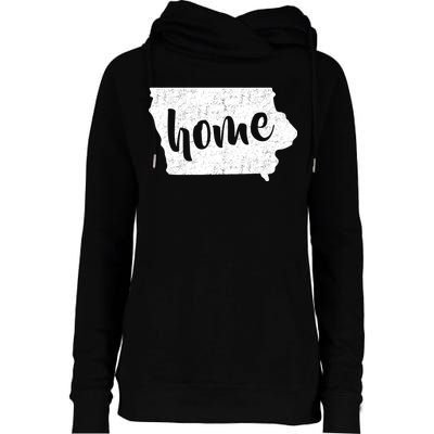 Iowa Home State Womens Funnel Neck Pullover Hood