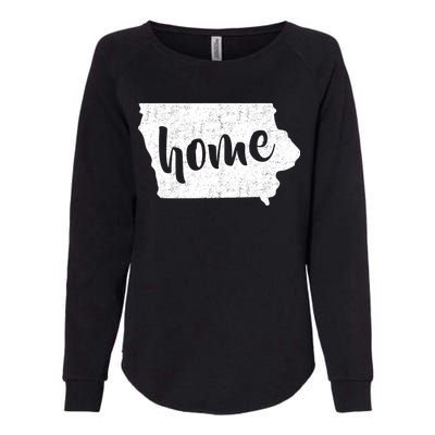 Iowa Home State Womens California Wash Sweatshirt