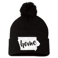 Iowa Home State Pom Pom 12in Knit Beanie