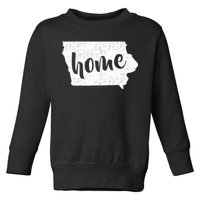 Iowa Home State Toddler Sweatshirt