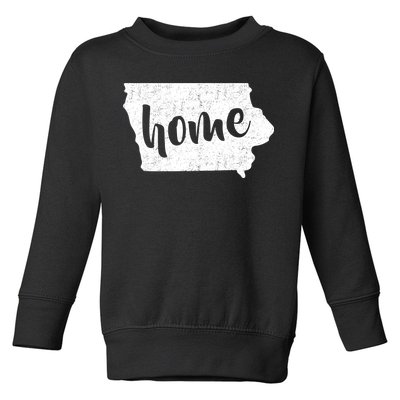 Iowa Home State Toddler Sweatshirt