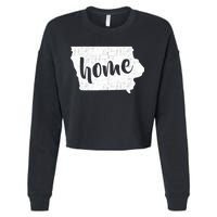 Iowa Home State Cropped Pullover Crew