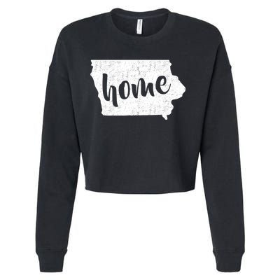 Iowa Home State Cropped Pullover Crew