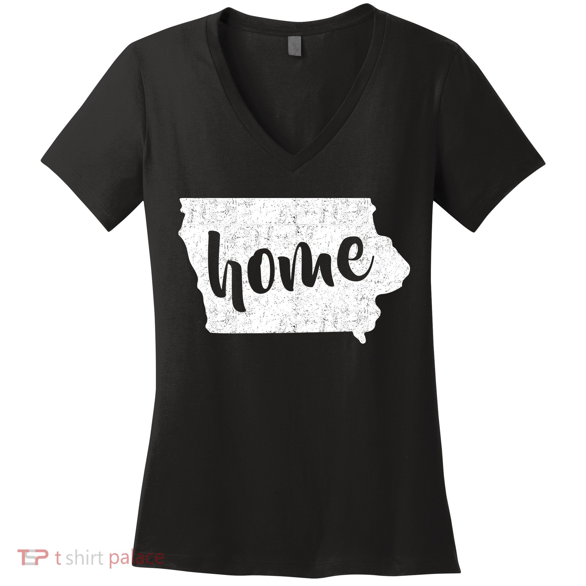 Iowa Home State Women's V-Neck T-Shirt