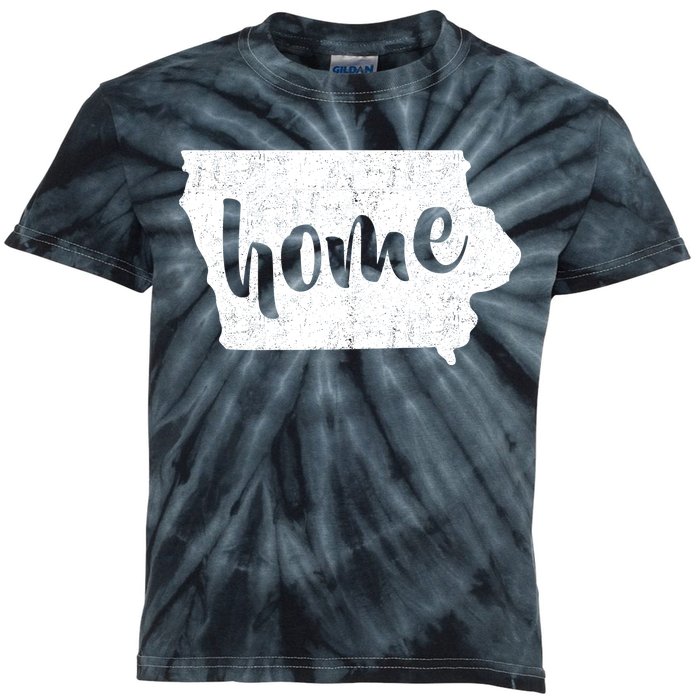 Iowa Home State Kids Tie-Dye T-Shirt