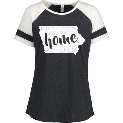 Iowa Home State Enza Ladies Jersey Colorblock Tee