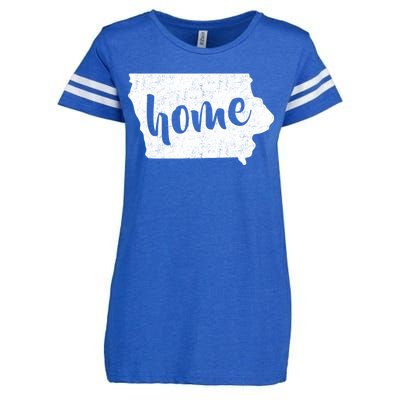 Iowa Home State Enza Ladies Jersey Football T-Shirt