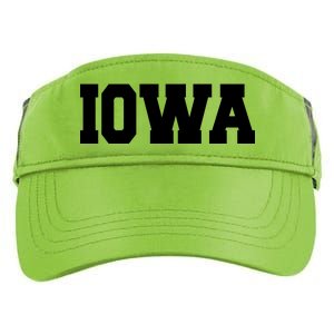 IOWA Team College University Logo Adult Drive Performance Visor