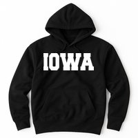 IOWA Team College University Logo Hoodie